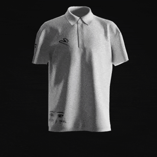 Camisa Polo 3D Animada - Mockup