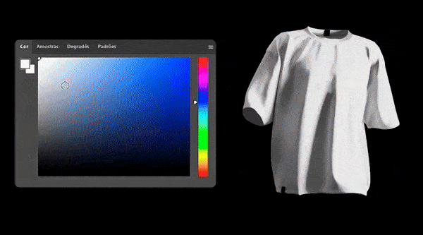 Mockup trocando de cor